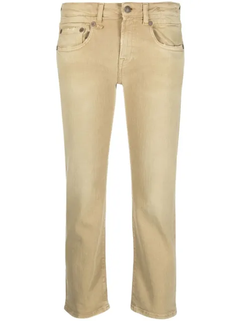 R13 Boy low-rise cropped jeans