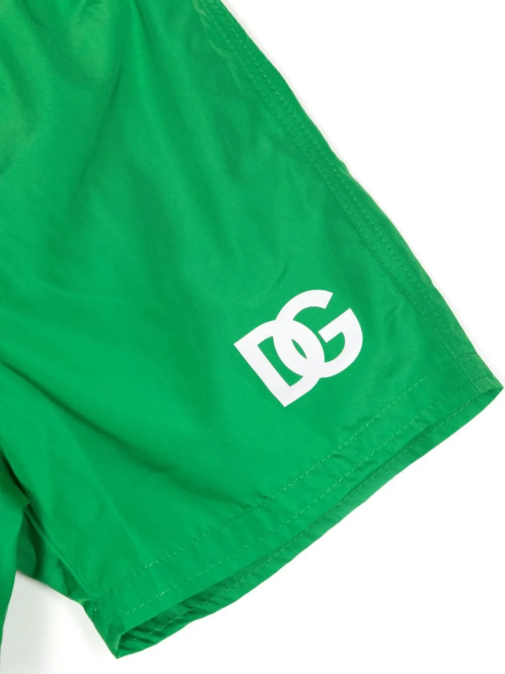 Shop Dolce & Gabbana Drawstring-waistband Shorts In Green