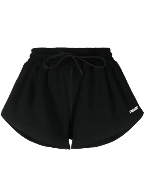 MSGM logo-patch track shorts