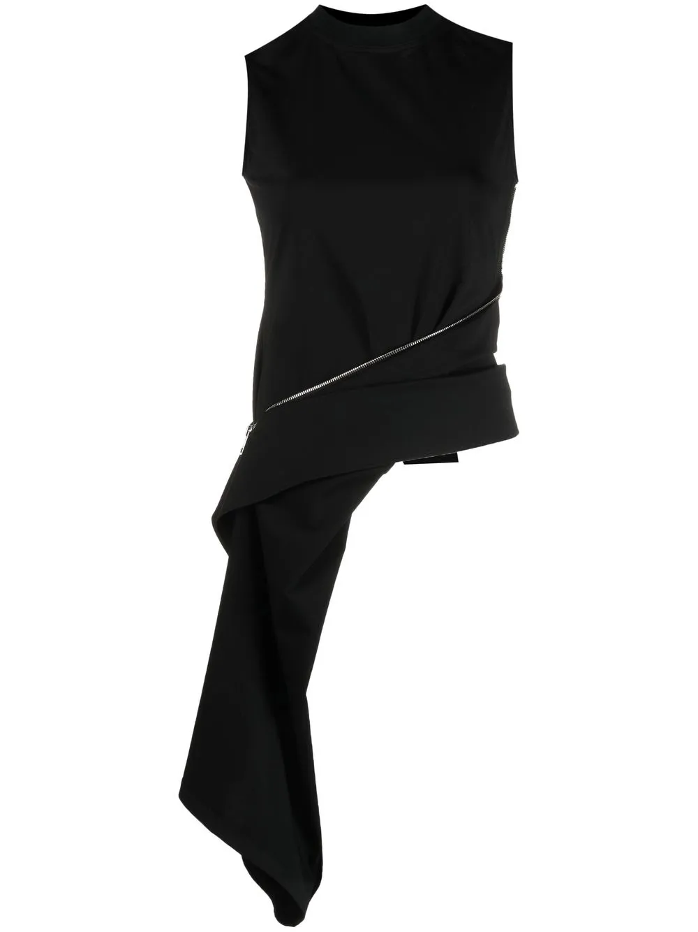 

JW Anderson asymmetric sleeveless top - Black