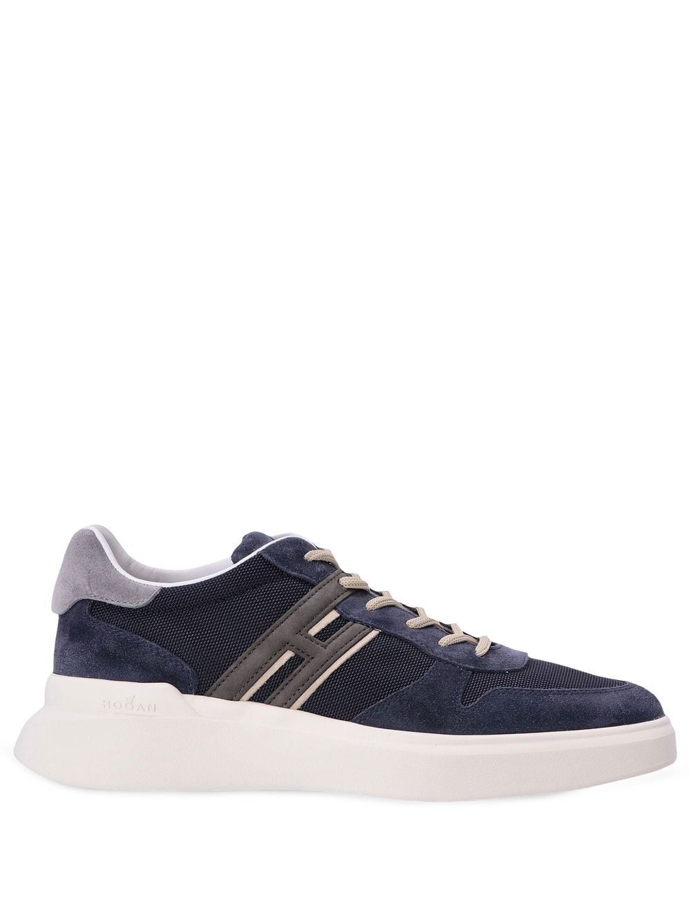 Hogan Suede Low-top Trainers In Blue