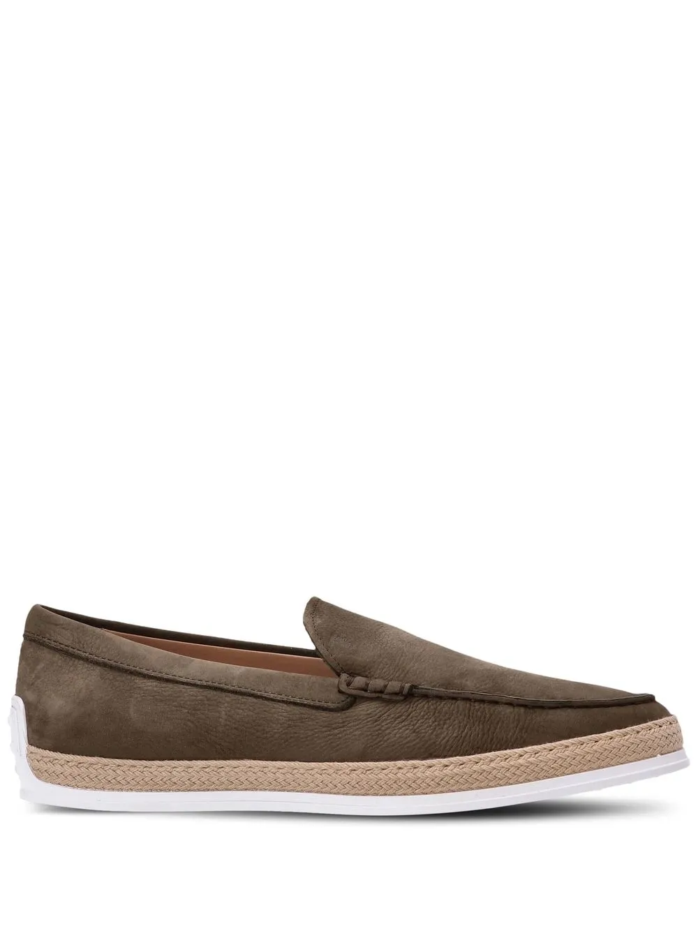 

Tod's fade-effect suede loafers - Brown