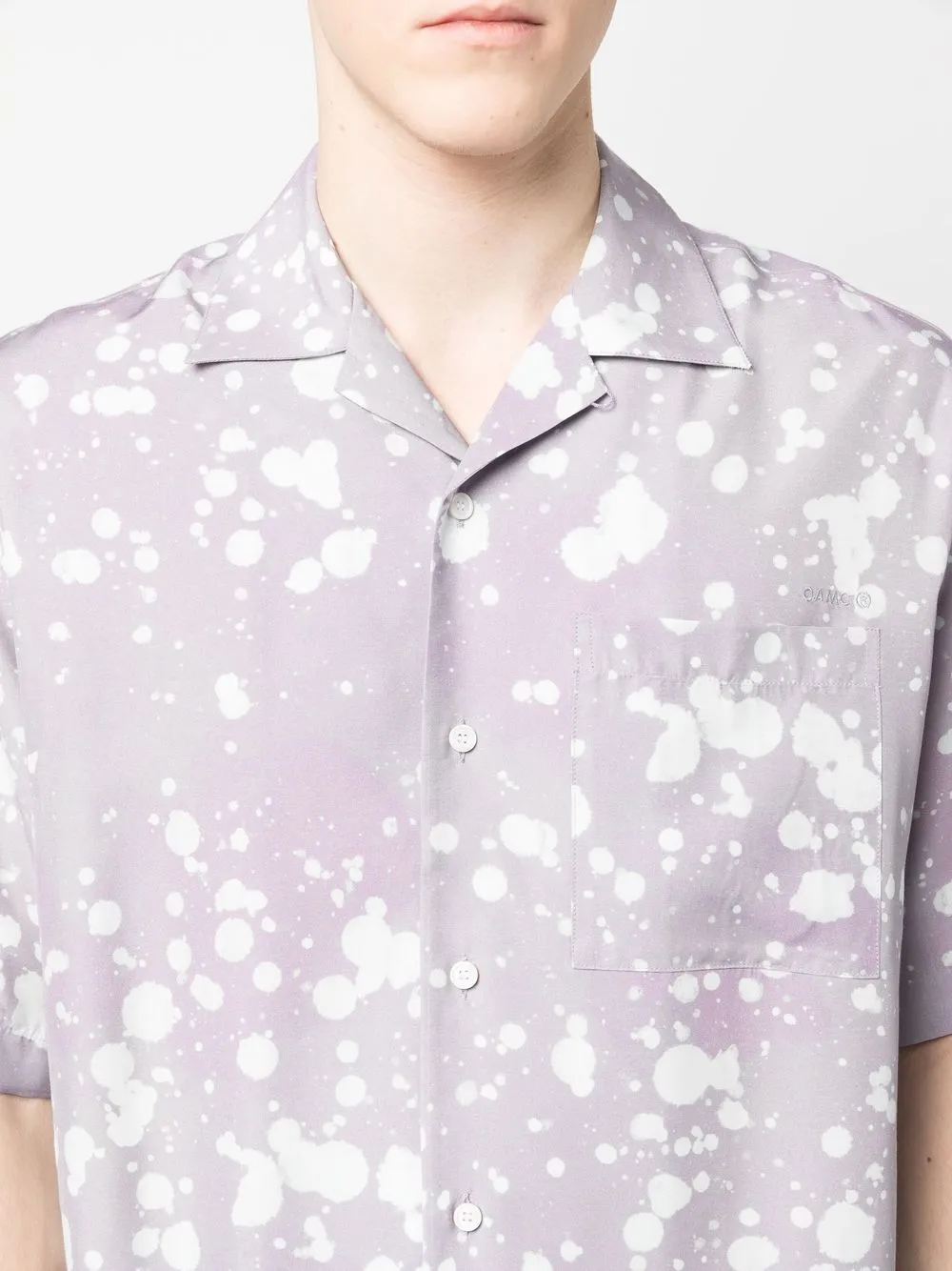 OAMC Kurt Splatter short-sleeve Shirt - Farfetch