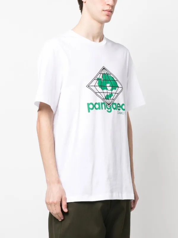 ★OAMC★ Anthem Logo Print Short Sleeve T-Shirt Off White 23 OAMC logo-print short-sleeve T-shirt | White | FARFETCH GE