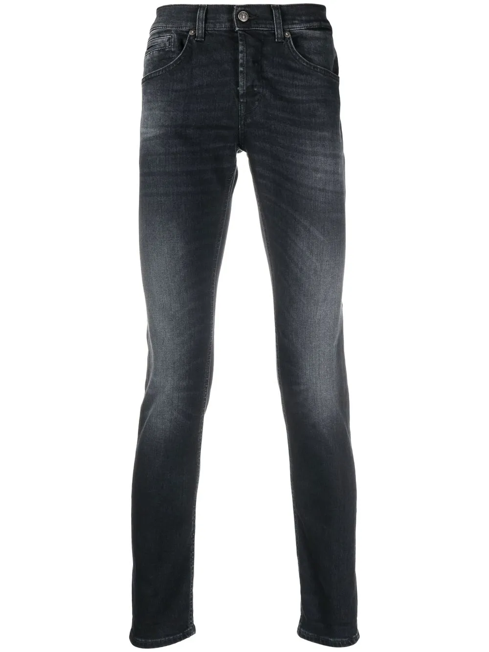 

DONDUP mid-rise slim-fit jeans - Black