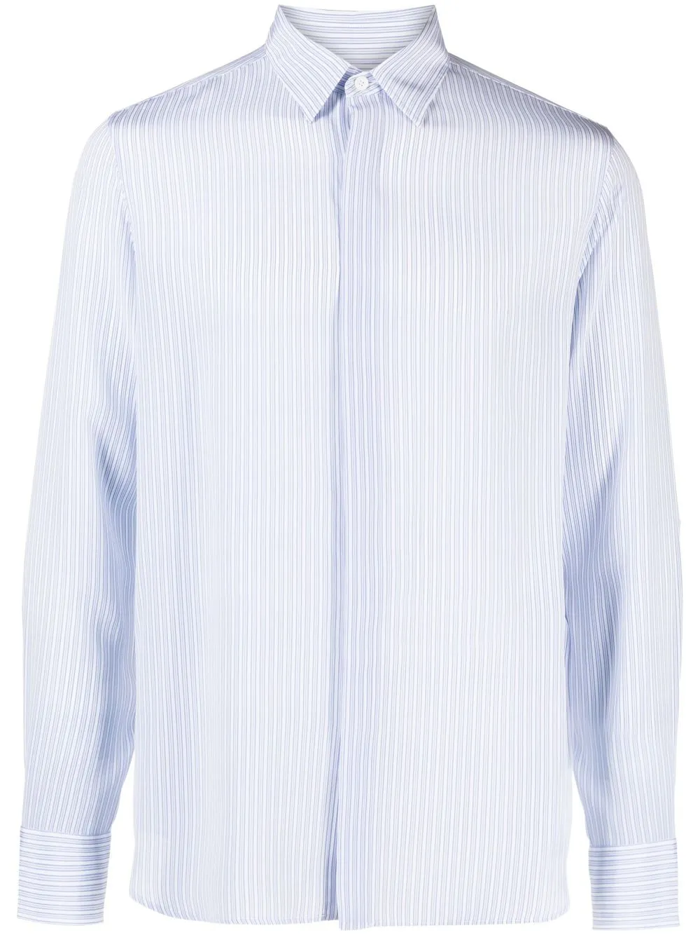 

Valentino striped long-sleeve shirt - Blue