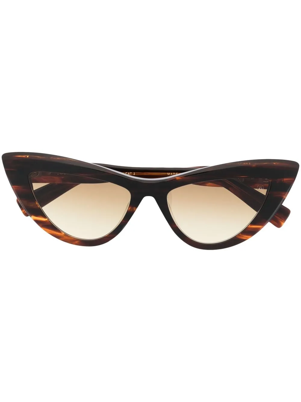 Shop Balmain Eyewear Jolie Cat-eye Sunglasses In Brown