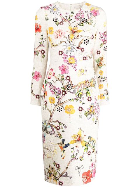 Mary Katrantzou all-over floral print dress