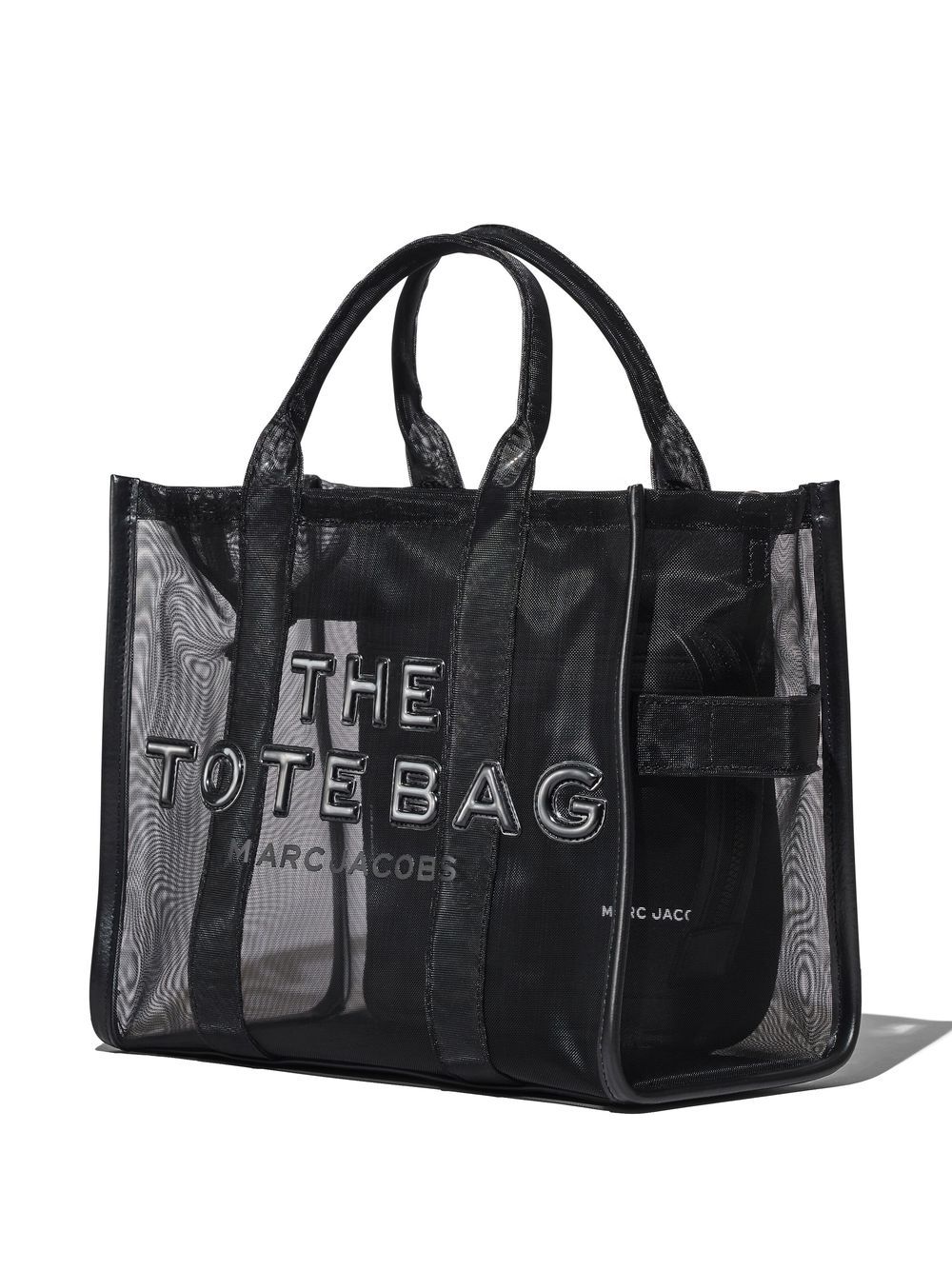 Shop Marc Jacobs The Medium Mesh Tote Bag In Black