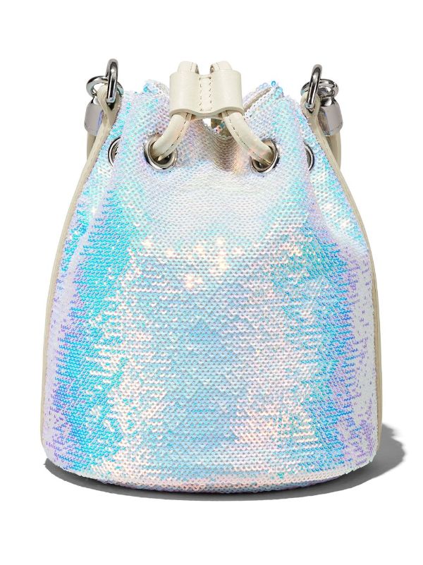 Sequin sale bucket bag