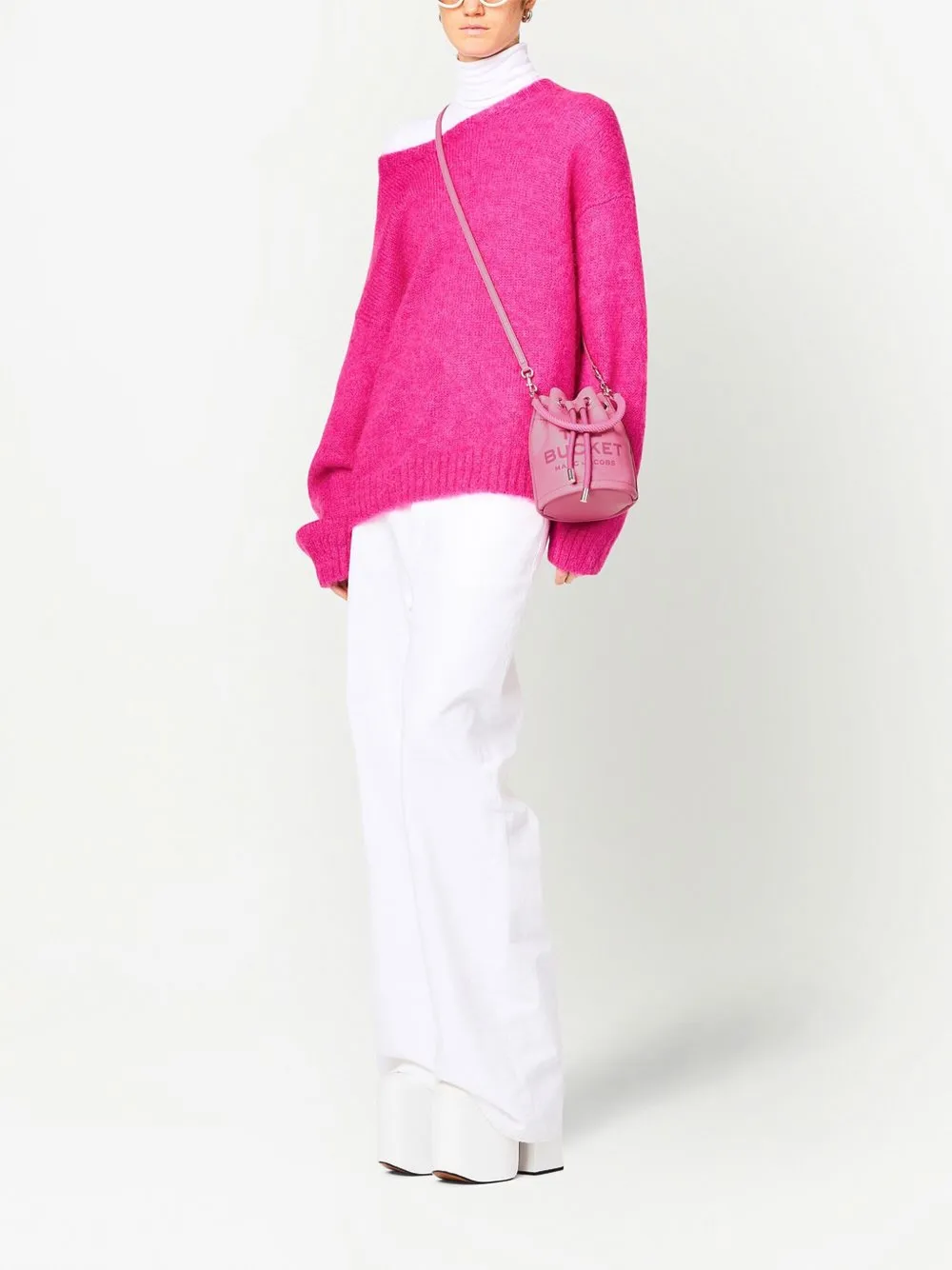 Marc Jacobs Mini The Bucket Bag Pink FARFETCH UK