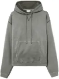 John Elliott faded thermal-lined hoodie - Grey
