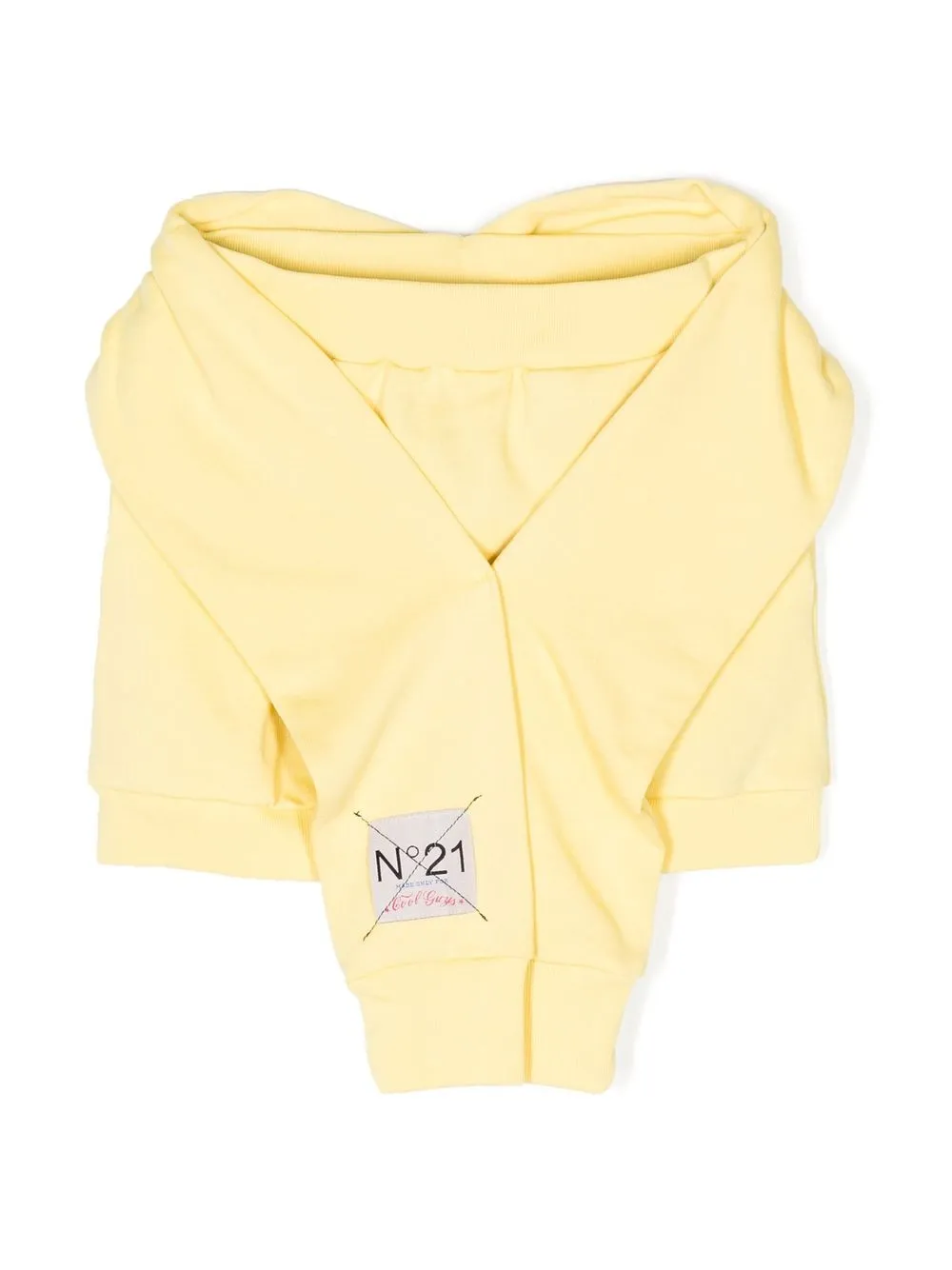 nº21 kids chemise à taille élastiquée - jaune