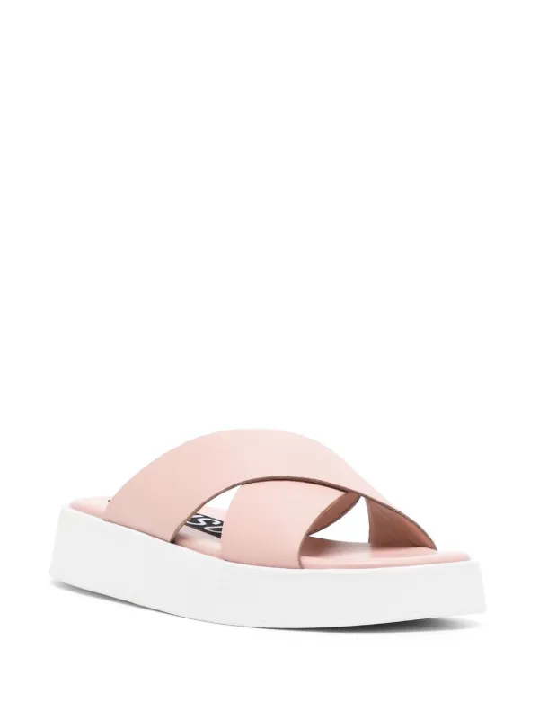 Senso Pippi I Crossover Platform Sandals Pink FARFETCH IN