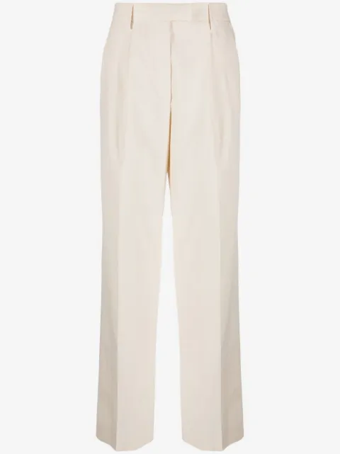Prada pressed-crease tailored trousers 