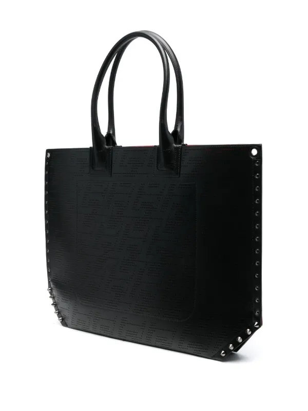 Christian Louboutin Cabalou Perforated Leather Tote Bag