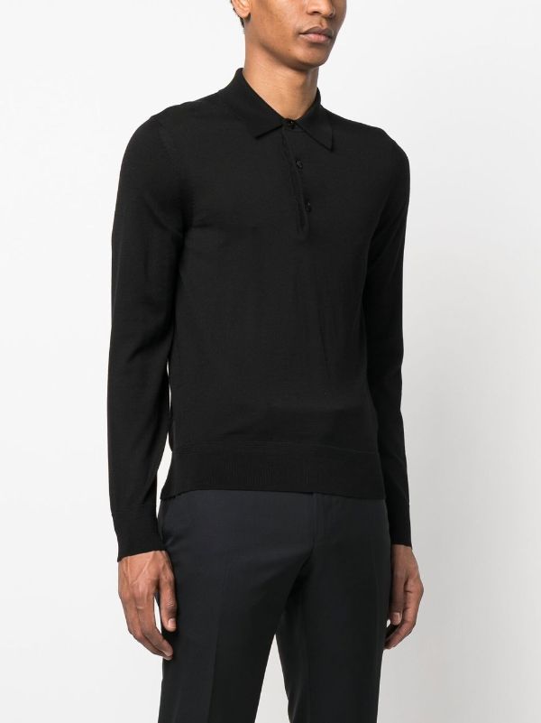 TOM FORD long-sleeve Polo Shirt - Farfetch