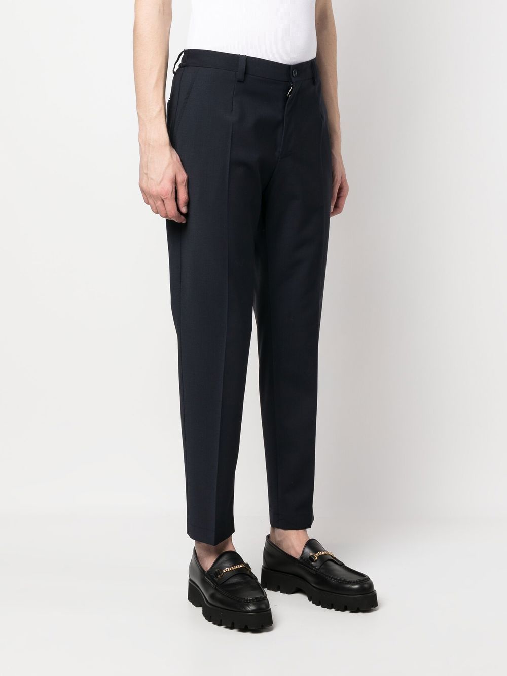 Affordable Off-White logo-embroidered tailored trousers Men