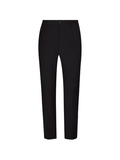 Dolce & Gabbana pantalones de vestir con logo bordado