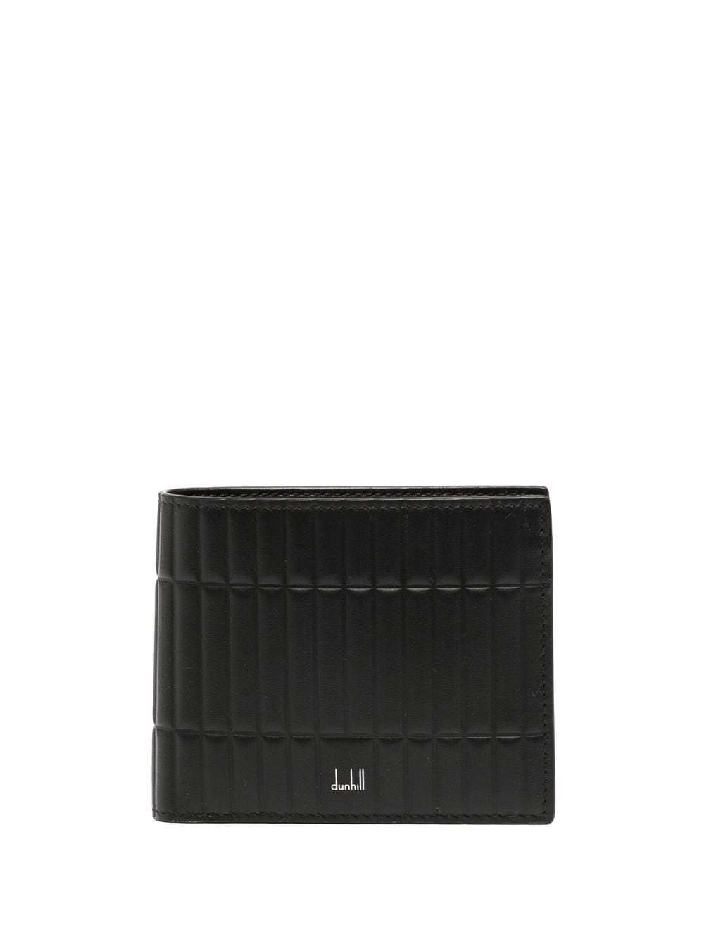 Dunhill Logo-stamp Debossed Wallet In Schwarz