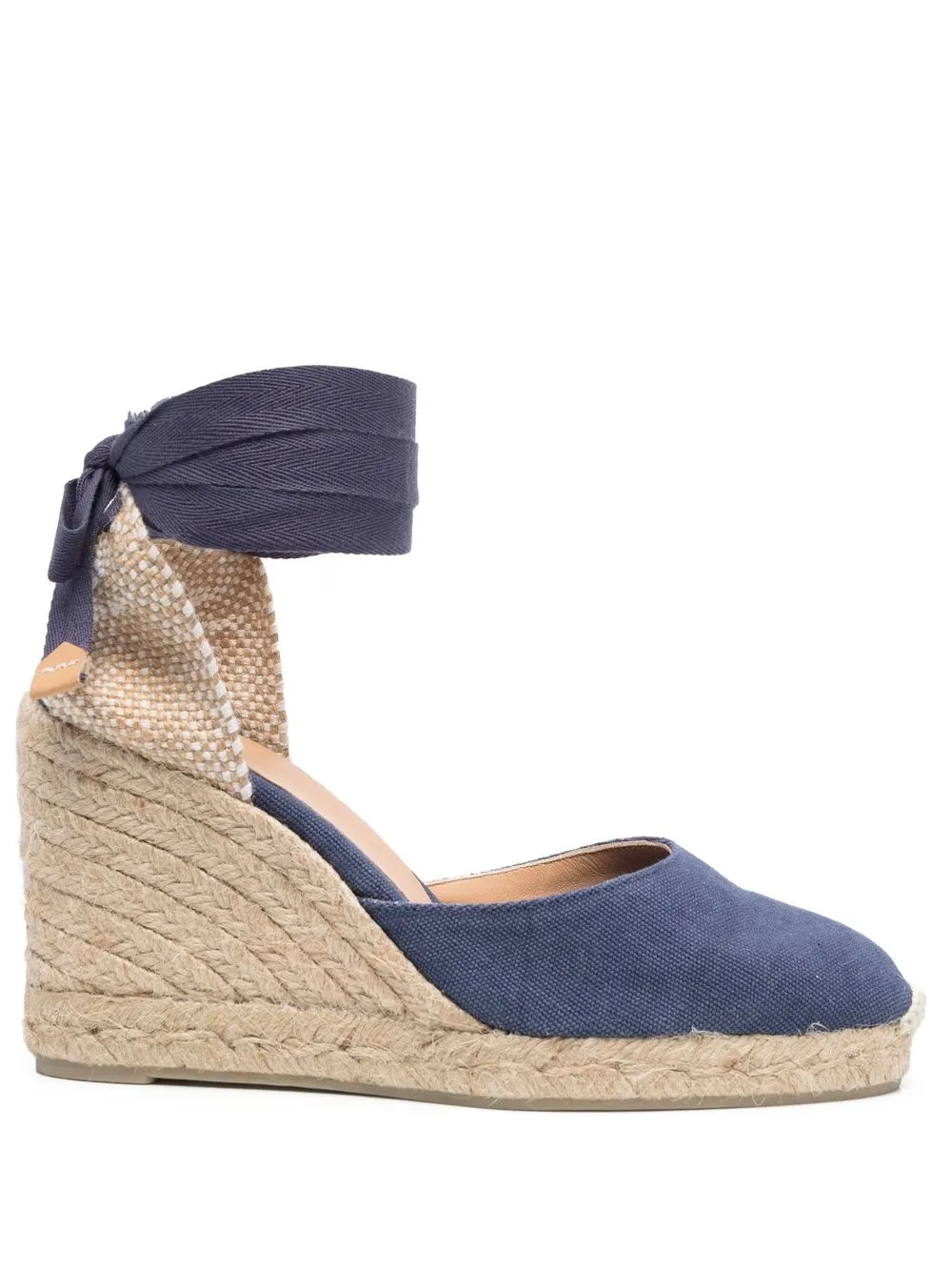 

Castañer 95mm wedge cotton espadrilles - Blue