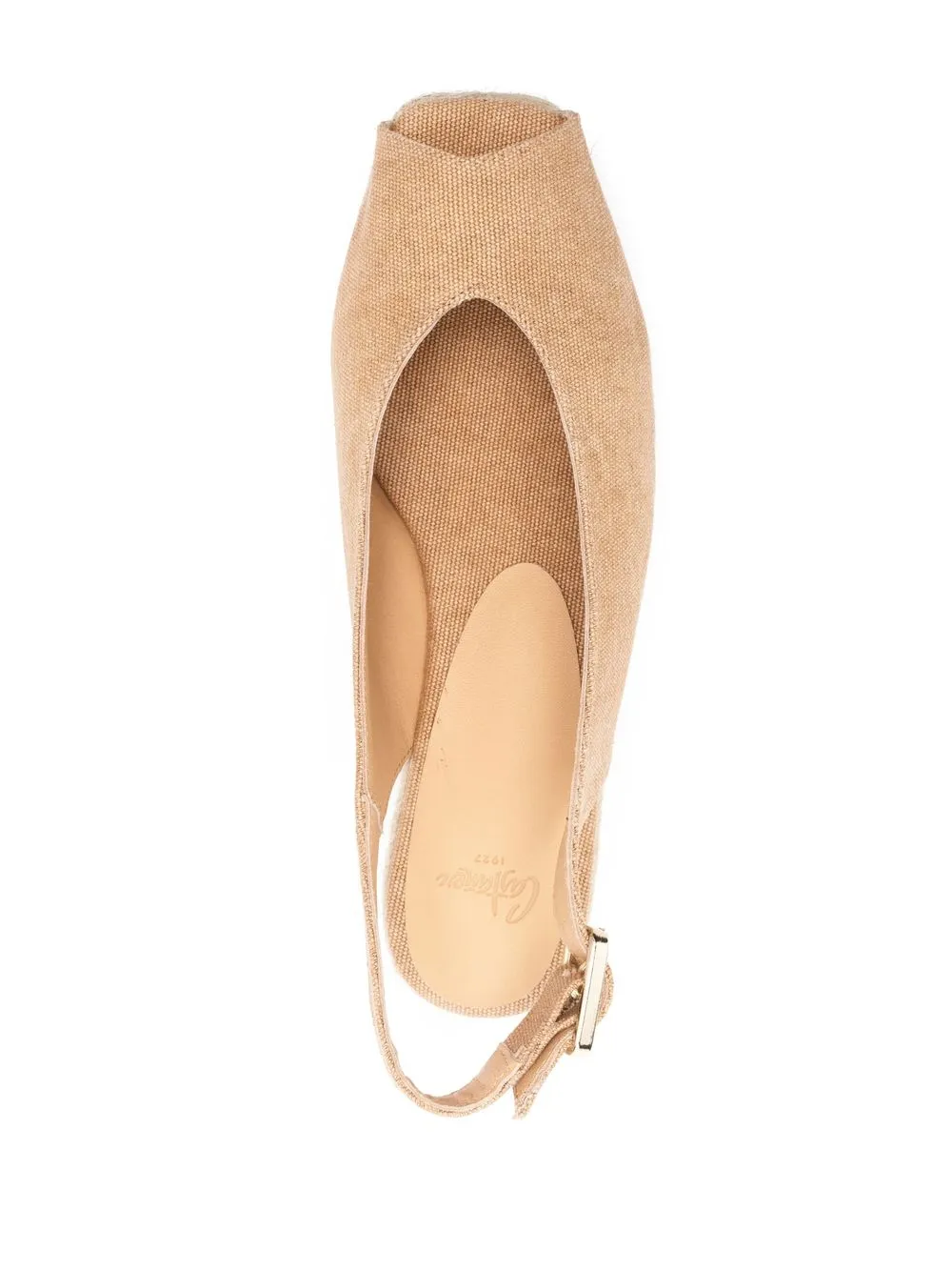 Castaã±er 55mm Slingback Espadrilles In Brown