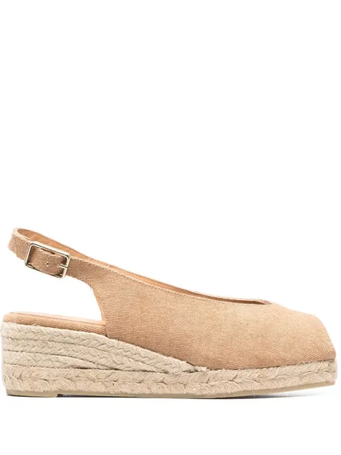 Castañer Espadrille slingback com salto 55mm