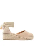 Castañer 50mm wedge espadrilles - Neutrals