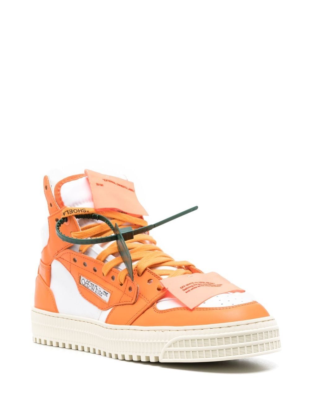 Off-White 3.0 Off-Court high-top sneakers - Oranje