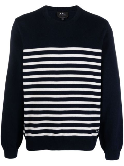 A.P.C. Matthew striped sweater Men