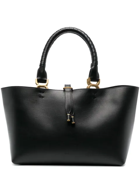 Chloé rolled-handles leather tote bag