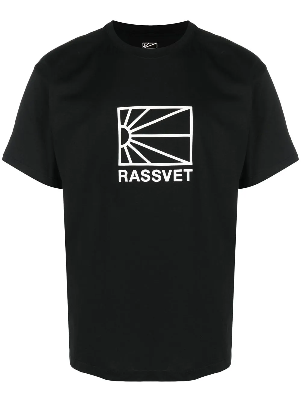 

PACCBET logo print short-sleeve T-shirt - Black