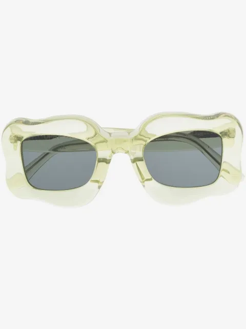 Bonsai oversized curved-frame sunglasses