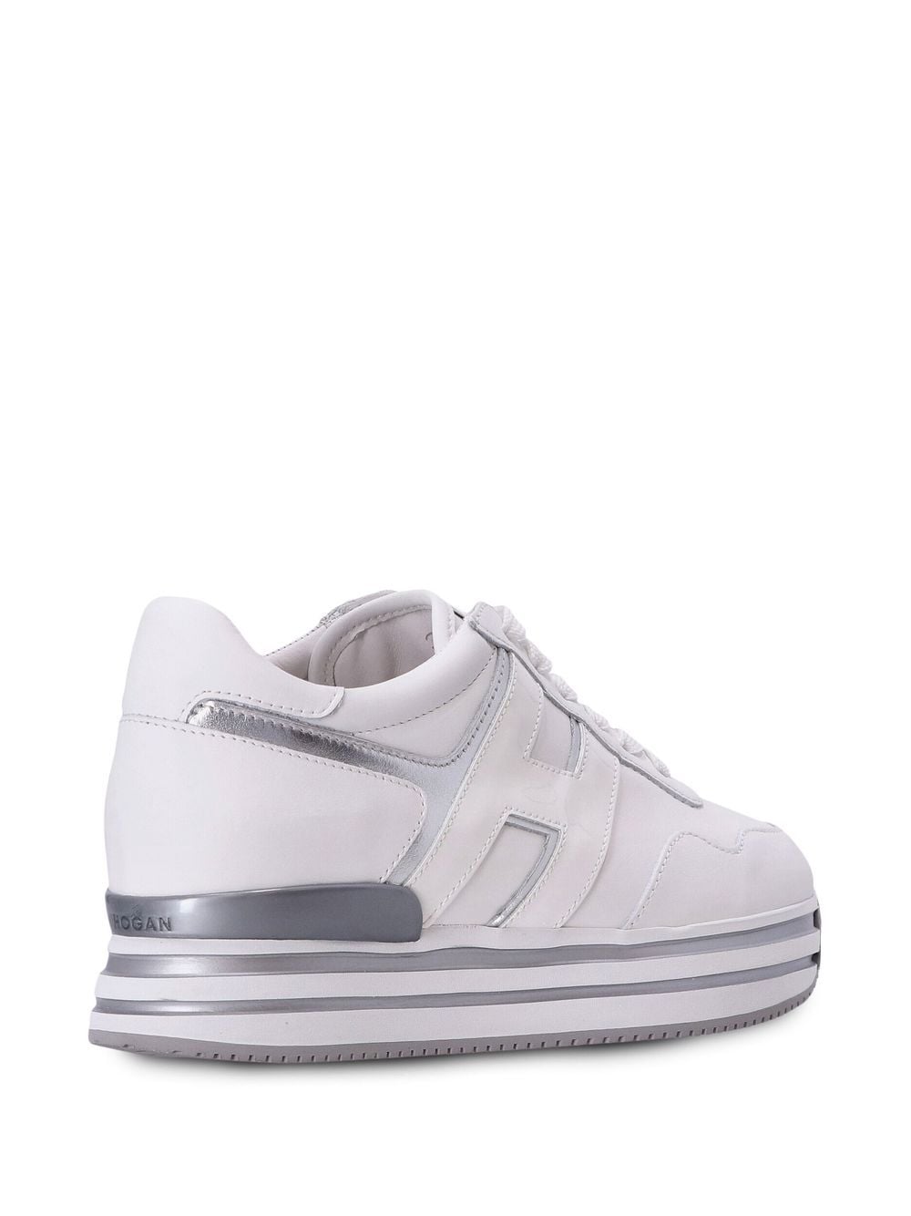 Shop Hogan Platform Low-top Sneakers In White