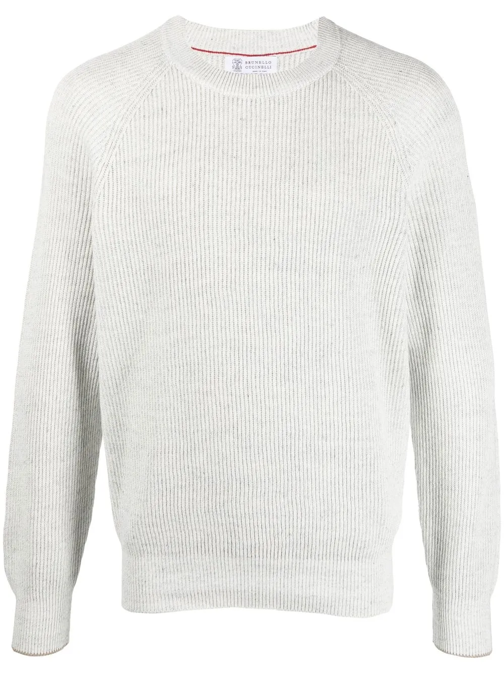 

Brunello Cucinelli ribbed-knit crewneck jumper - Grey