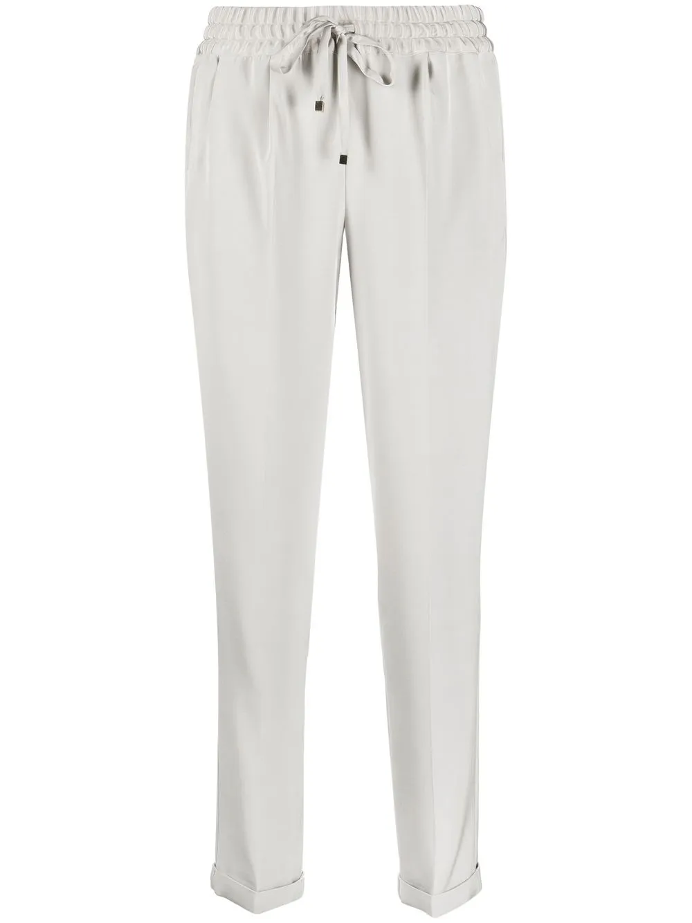 

Kiton drawstring-waist tailored track pants - Grey