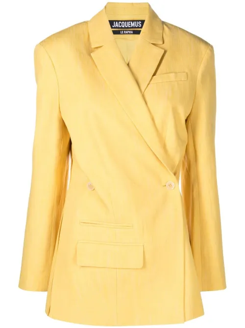 Blazer croisé à design asymétrique - Jacquemus - Modalova