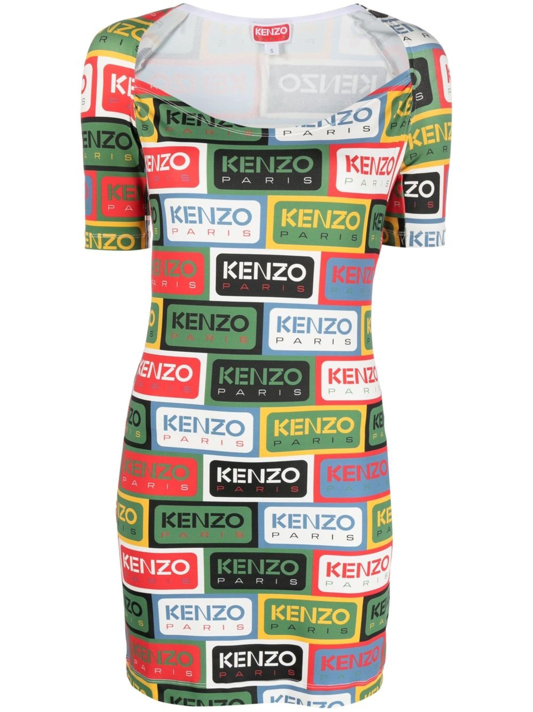 Kenzo Kenzo платье мини с логотипом — Фото 1