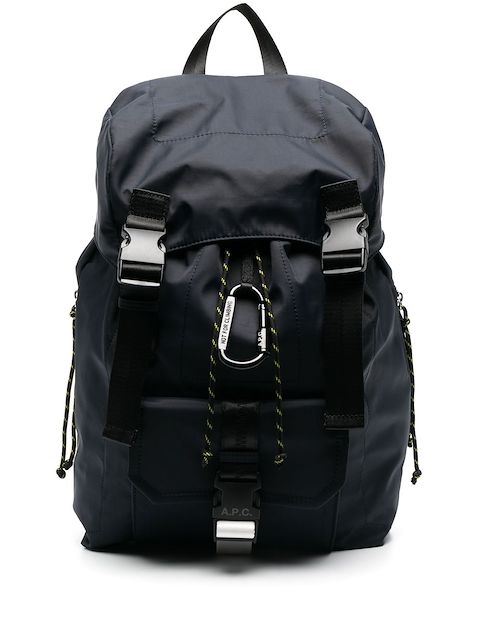 A.P.C. Treck logo-patch backpack