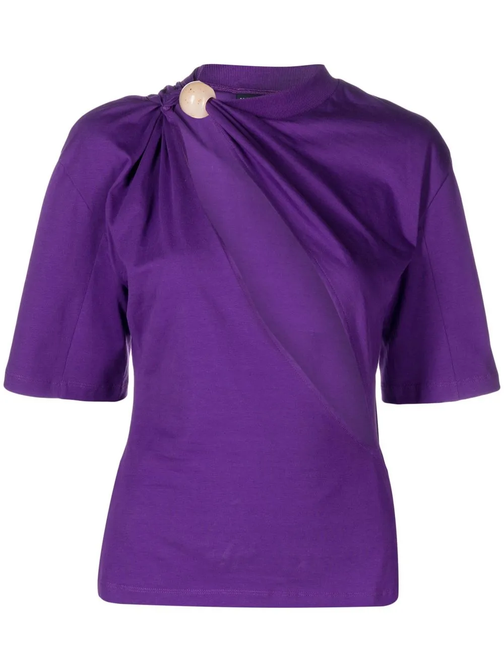 

Jacquemus cut-out short-sleeve top - Purple
