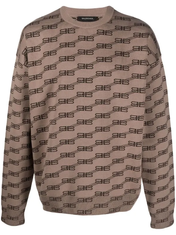 Balenciaga monogram sweater on sale