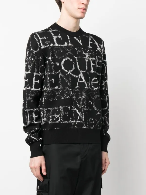 Alexander McQueen Logo Print Sweatshirt - Farfetch