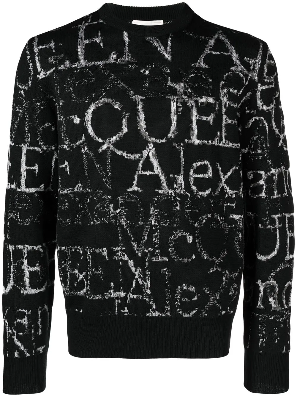 

Alexander McQueen logo print sweatshirt - Black