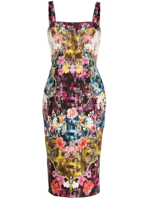 Mary Katrantzou 3d detailing dress 