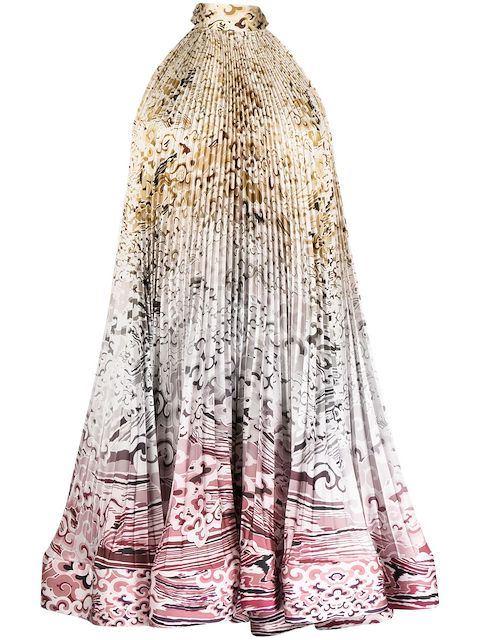 Mary Katrantzou fully pleated dress 
