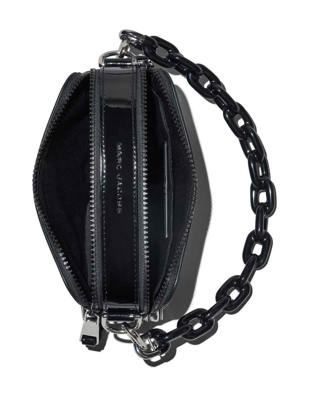 Marc Jacobs The Snapshot Leather Crossbody Bag In Nero | ModeSens