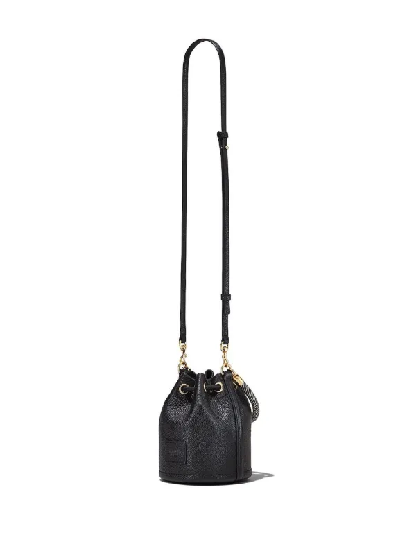 MARC JACOBS The Leather Mini Bucket Bag Black