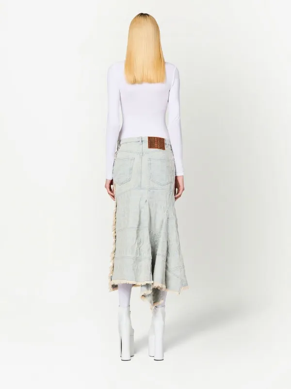 Marc Jacobs The Monogram Denim Skirt Farfetch
