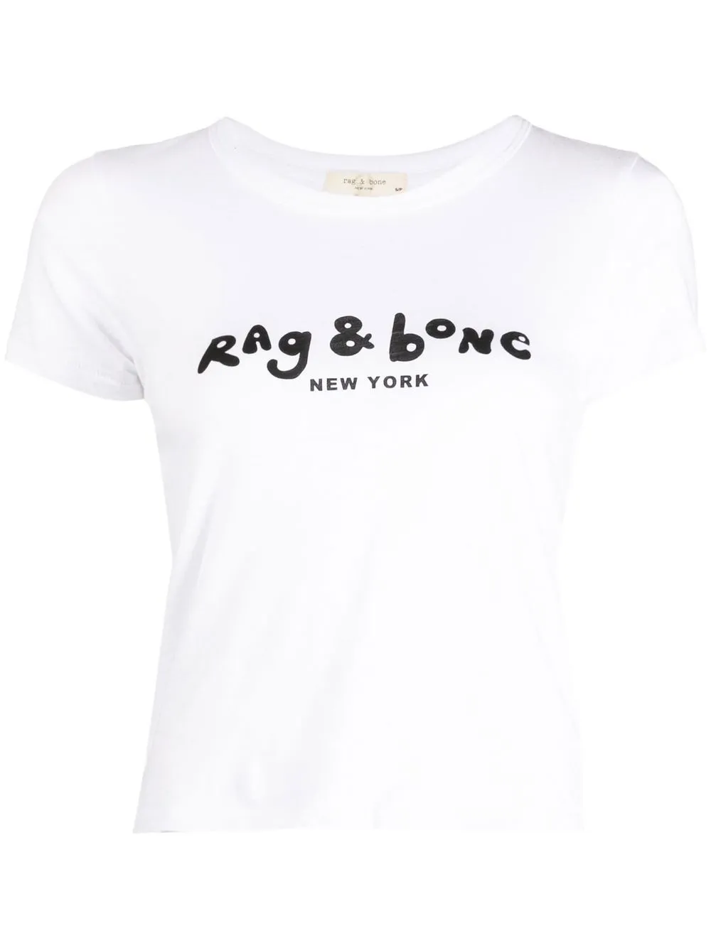 

rag & bone logo-print short-sleeved top - Black