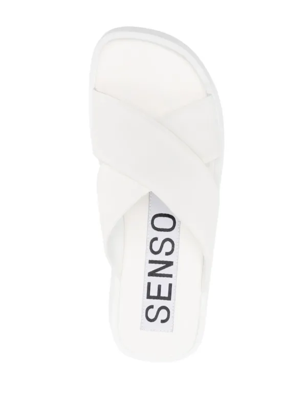 Senso Pippi II Crossover Platform Sandals White FARFETCH CA